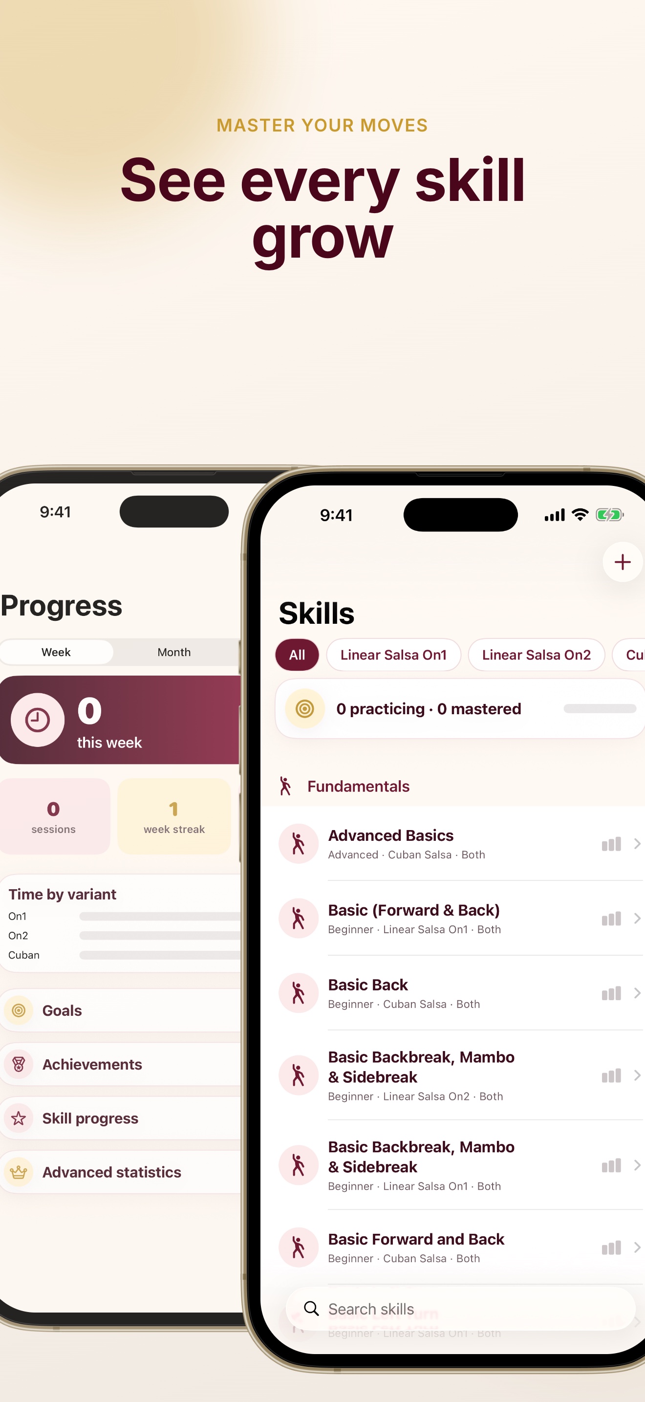DanceLog — Screenshot 2