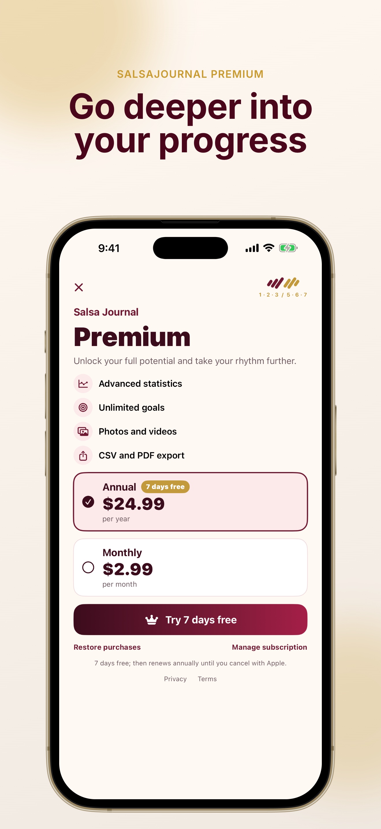 DanceLog — Screenshot 3