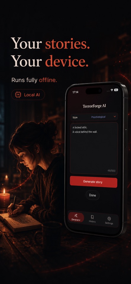 TerrorForge AI: Horror Tales screenshot 1
