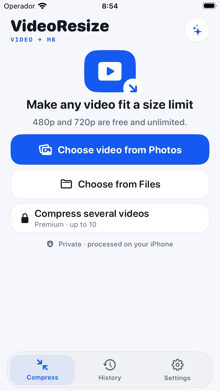 Video Compressor: Resize MB — Screenshot 3