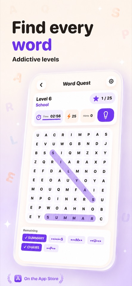 Word Search Quest screenshot 2